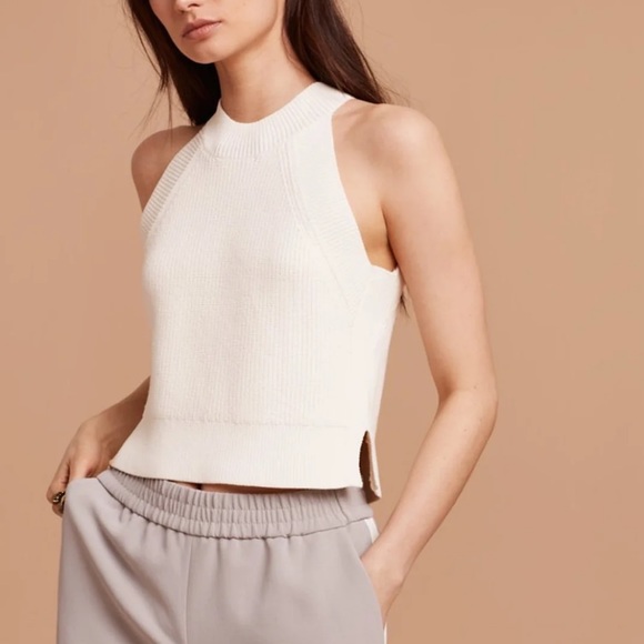 Aritzia Tops - Le Fou by Wilfred Minette Halter in cream white